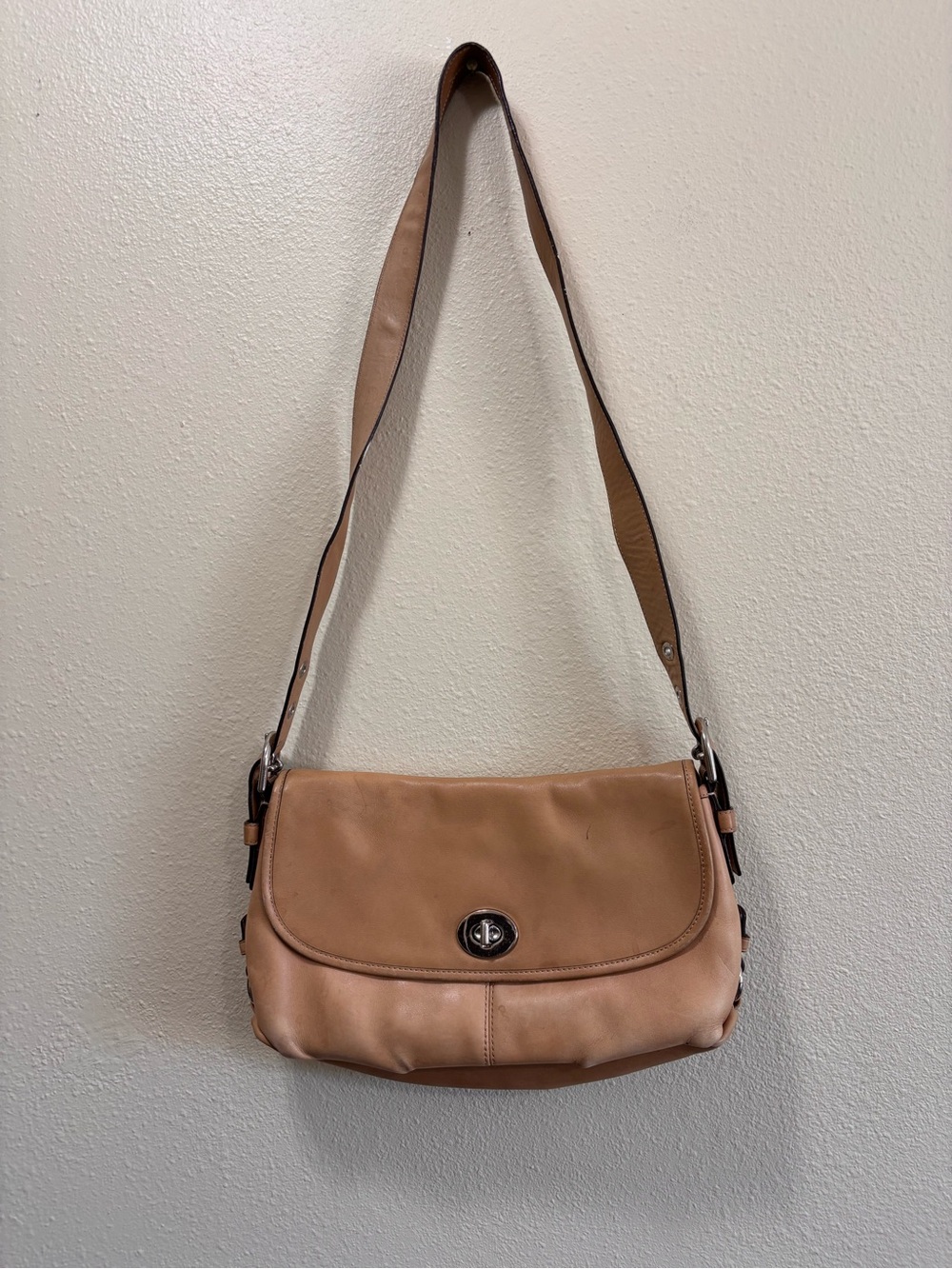Coach Flap Legacy Duffle Leather Convertible Crossbody